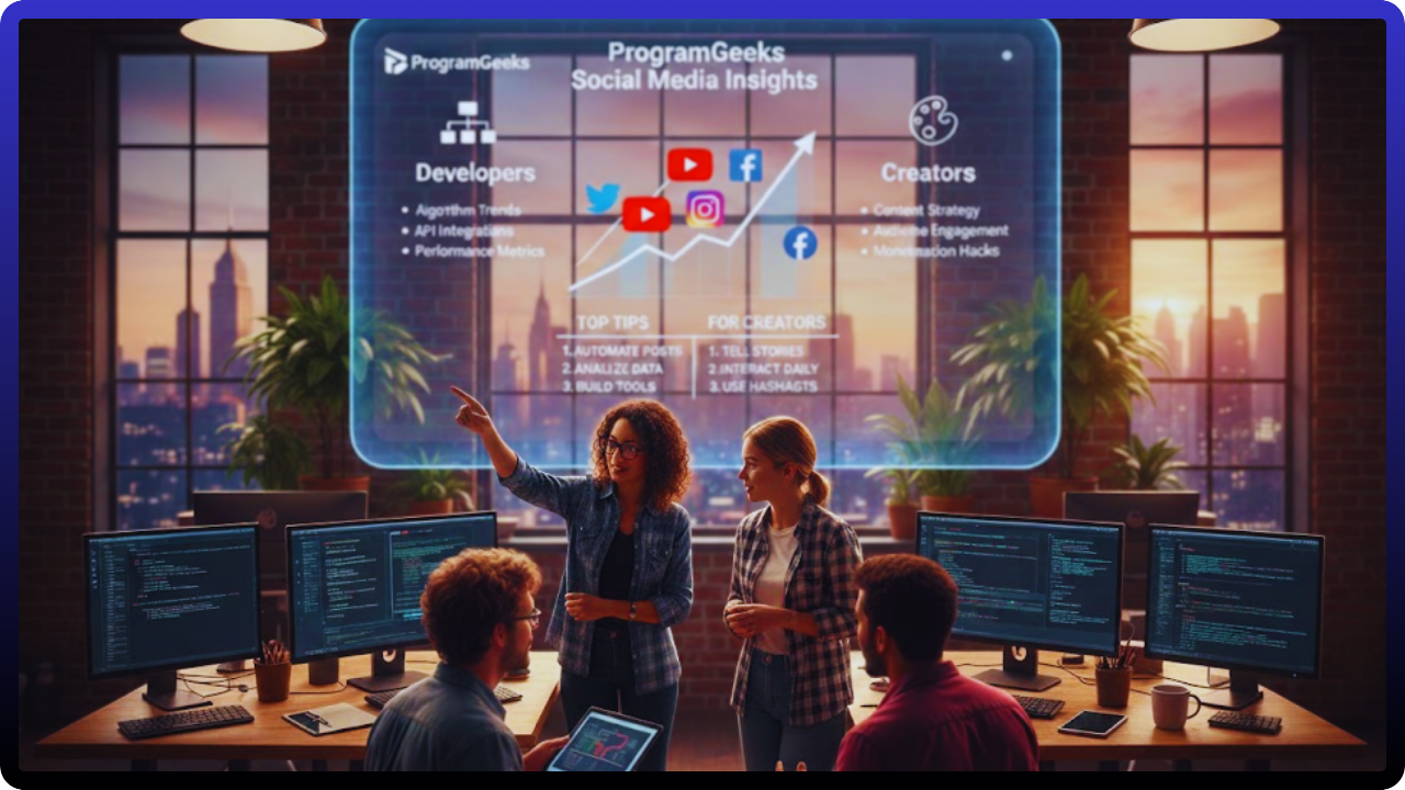 ProgramGeeks Social Media Insights Tips for Developers and Creators