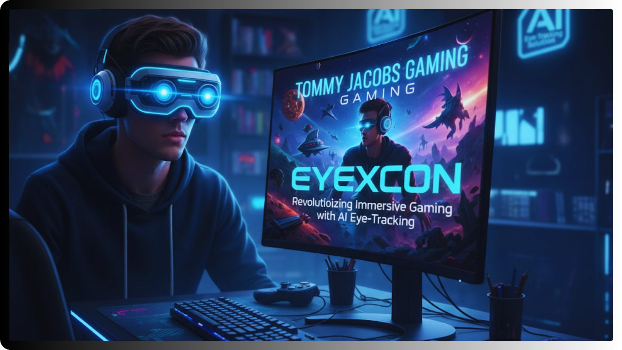 Tommy Jacobs Gaming Eyexcon Revolutionizing Immersive Gaming with AI Eye-Tracking
