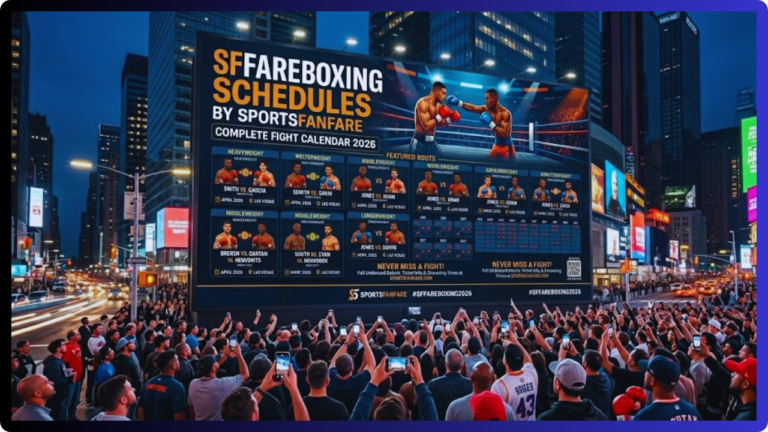 sffareboxing schedules by sportsfanfare