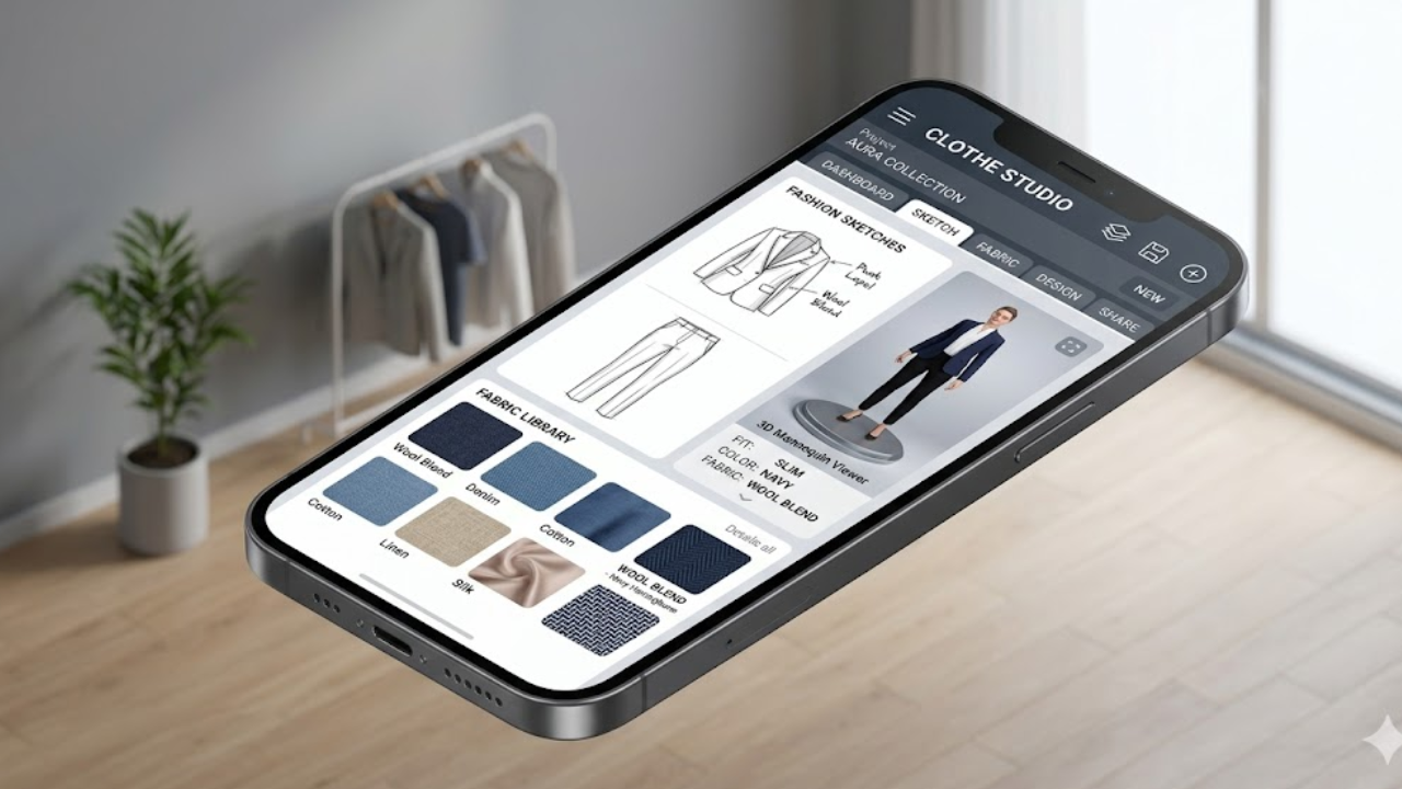 How a Clothing Design App Simplifies Fashion Design Processes